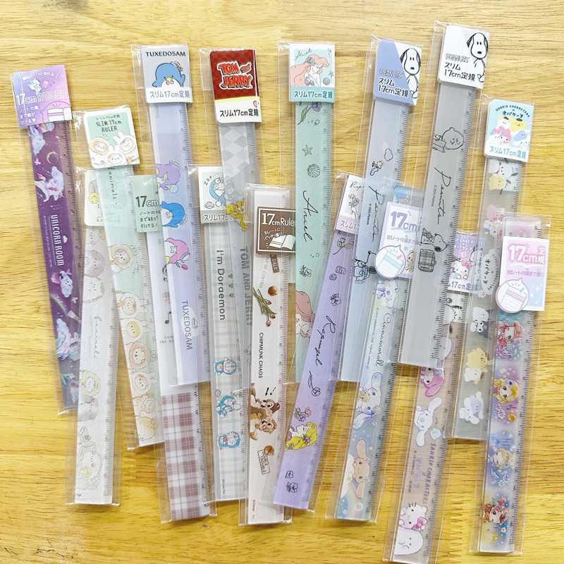 NEW!!! ไม้บรรทัดน่ารัก ลาย Disney / Sanrio / อื่นๆ 🎌