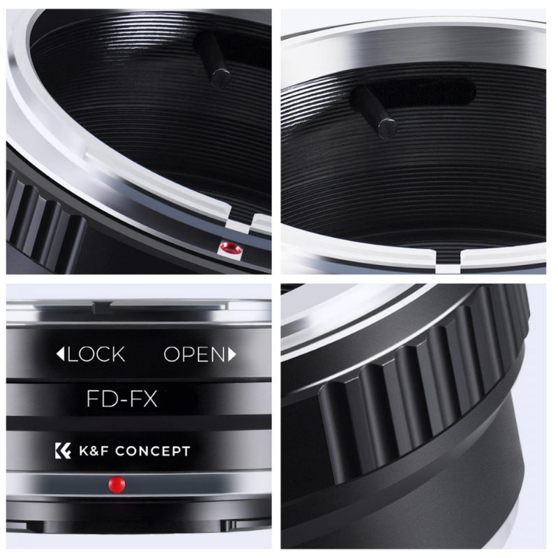 K&F Canon FD FL Lenses Adapter to Fujifilm X series Mount Camera (KF06.108)