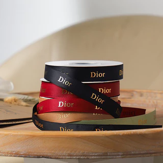 ริบบิ้นผ้า Dior ขนาด 2 × 45 หลา พร้อมส่งครับ