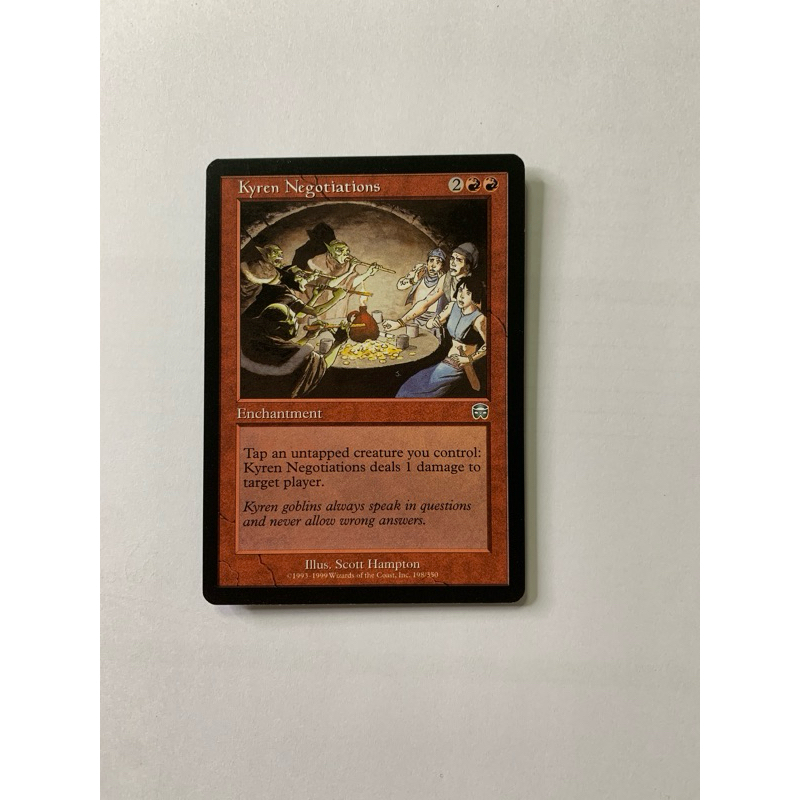 Kyren Negotiations , Commander EDH MTG SINGLE CARD