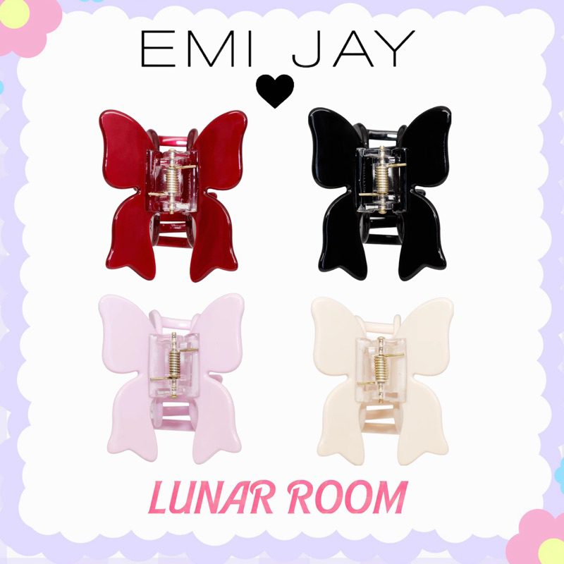 พร้อมส่ง+พรีออเดอร์ ส่งฟรีไม่ต้องใช้โค้ด EMI JAY BOW CLIP