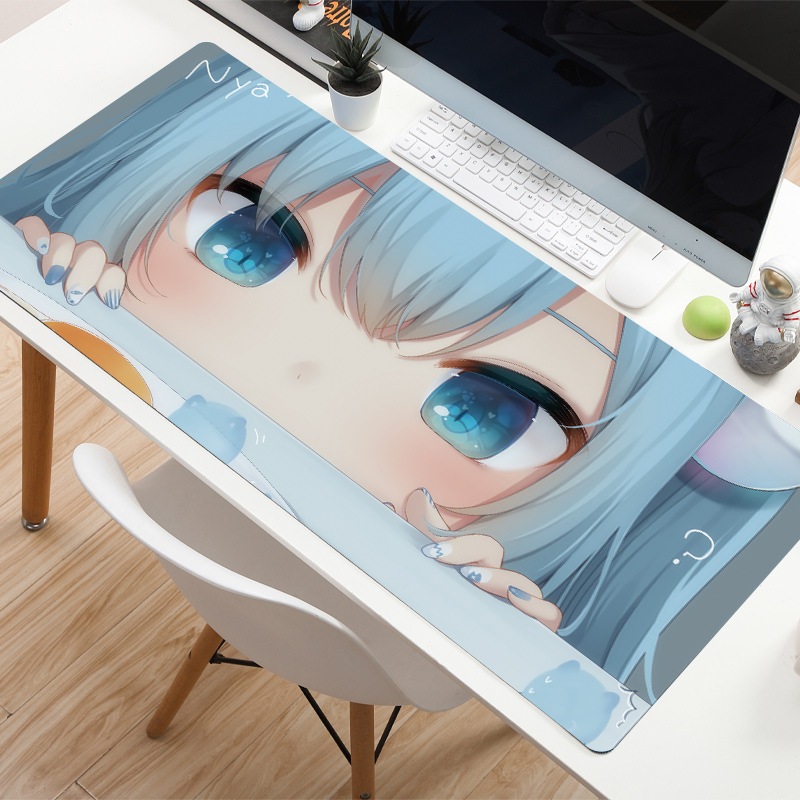 ⌨️🖱️ แผ่นรองเม้าส์ แผ่นรองเมาส์ ลาย อนิเมะ Anime ขนาดใหญ่ 800*300*2 mm 🖱️⌨️ anime e-sports gaming mouse pad 🖱️⌨️