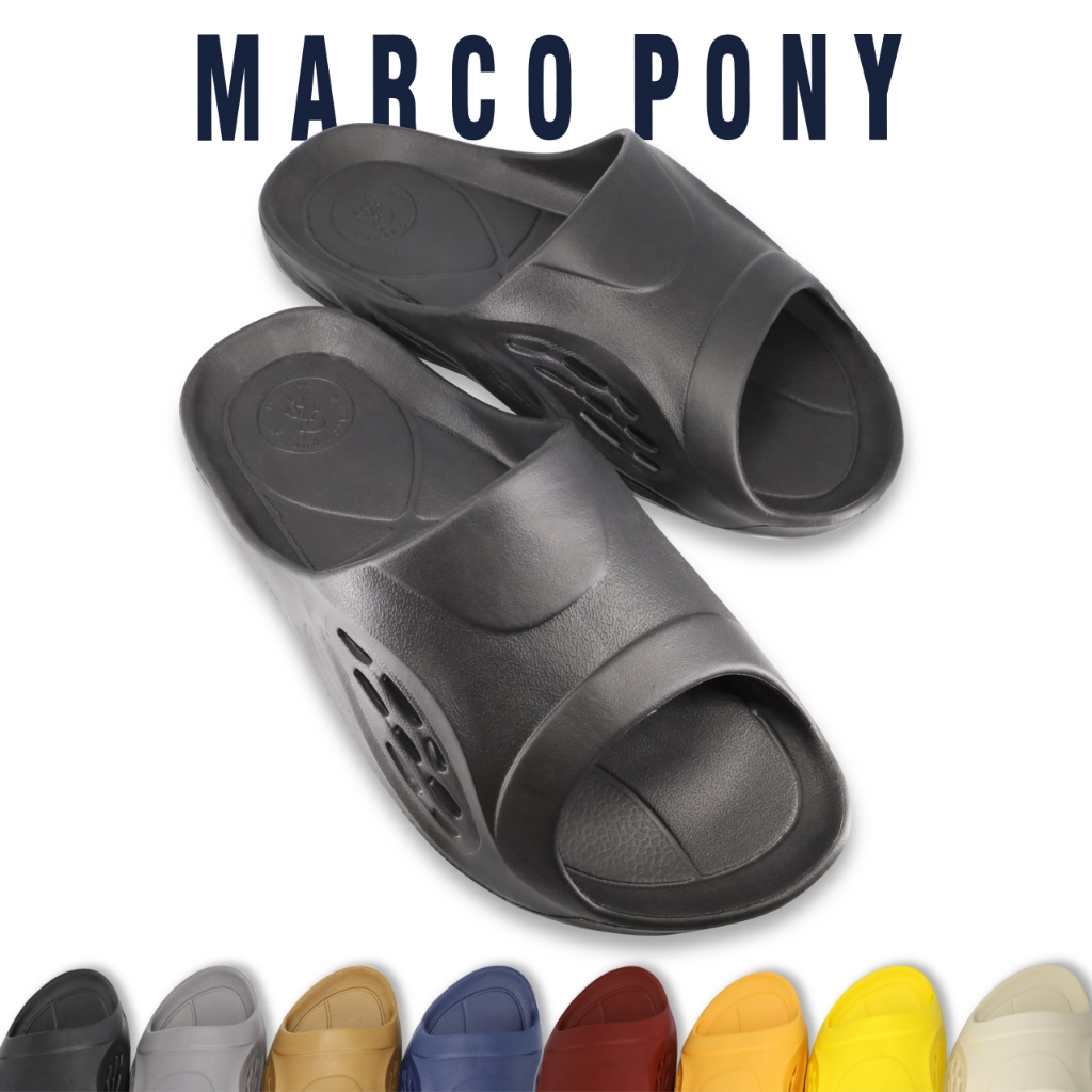 Marco Pony รองเท้าแตะ ลำลอง สำหรับผู้ชายและผู้หญิง พื้นหนา นิ่ม ใส่สบาย วัสดุ EVA  รุ่น MH9012