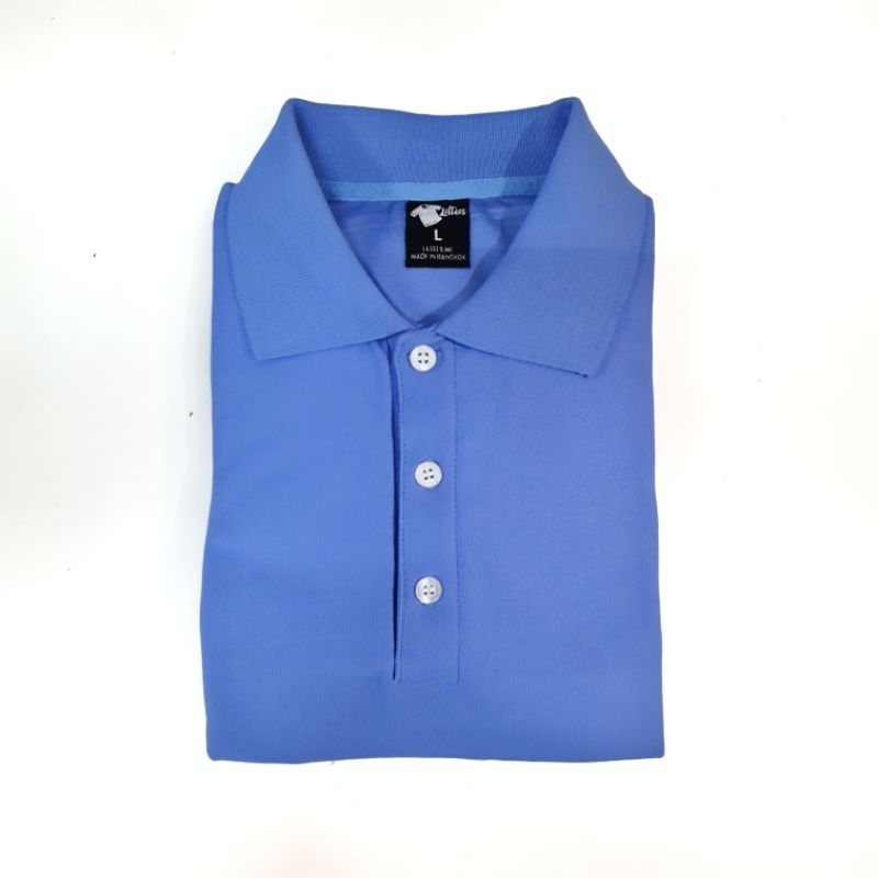 เสื้อโปโล​ คอปก สีฟ้า​ คราม​ | DRY-TECH