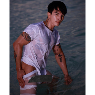 BASIC00 เสื้อยืดเปล่า เสื้อเรียบๆ  Awesome sport