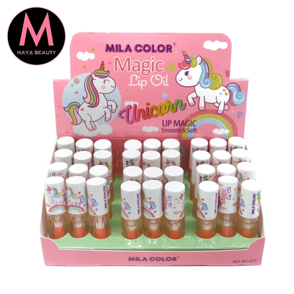 (ยกกล่อง) MILA COLOR MAGIC LIP OIL ลิปออยล์เปลี่ยนสี บำรุงริมฝีปาก แวววาวอวบอิ่ม
