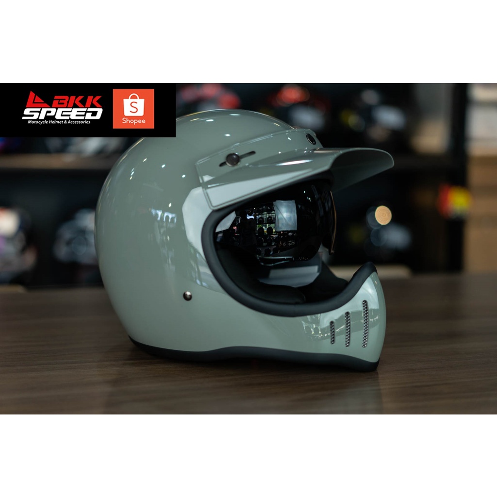 ZEUS 916D หมวก สไตล์ Vintage Custom Retro ทรง Bell moto3 - รูปที่ 5