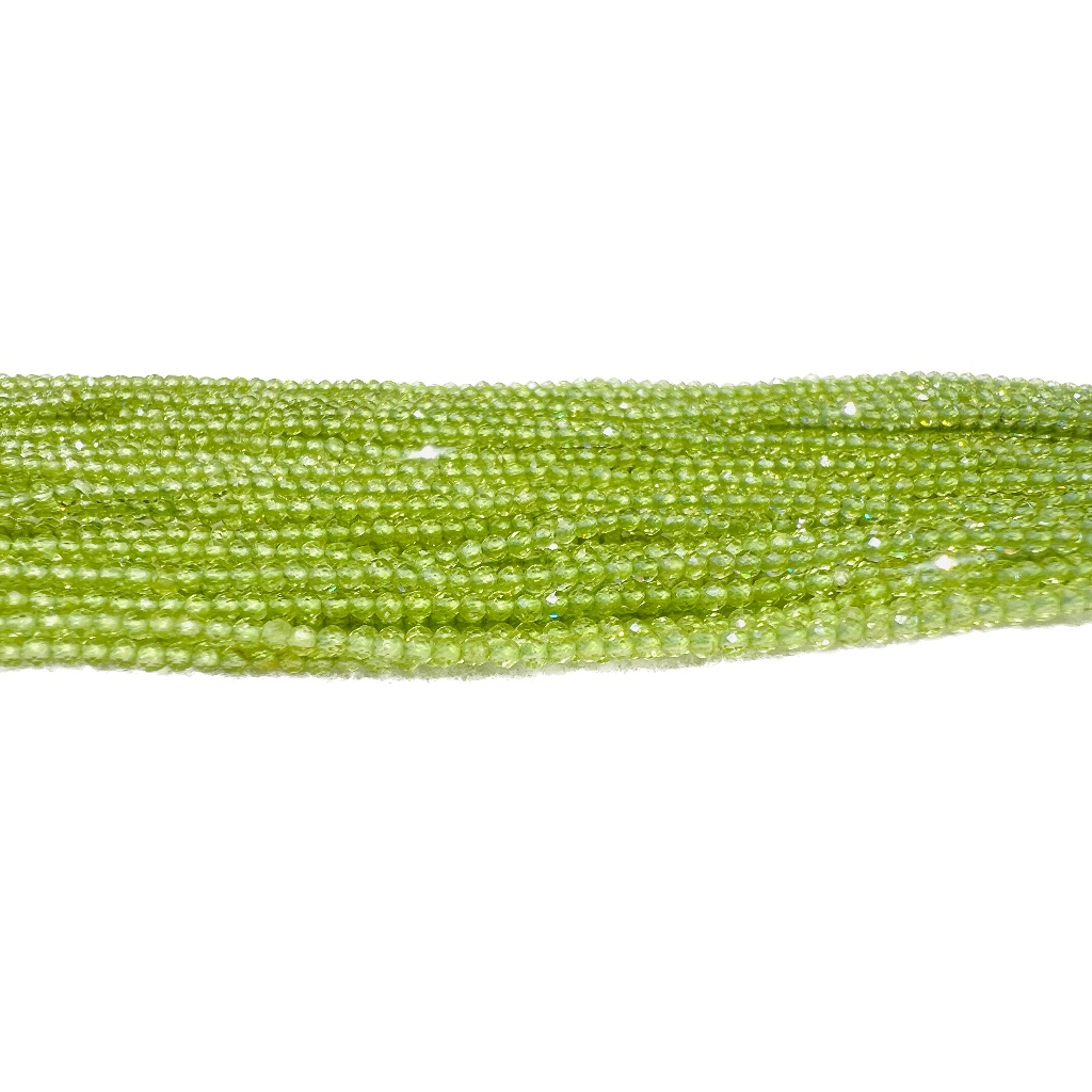 Peridot Stone Beads 2mm Tiny Beads For necklace Bracelet