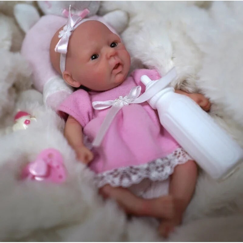 [Pre-Order] Reborn baby ตุ๊กตาทารก “Sophia” ซิลิโคนทั้งตัว 7 inch