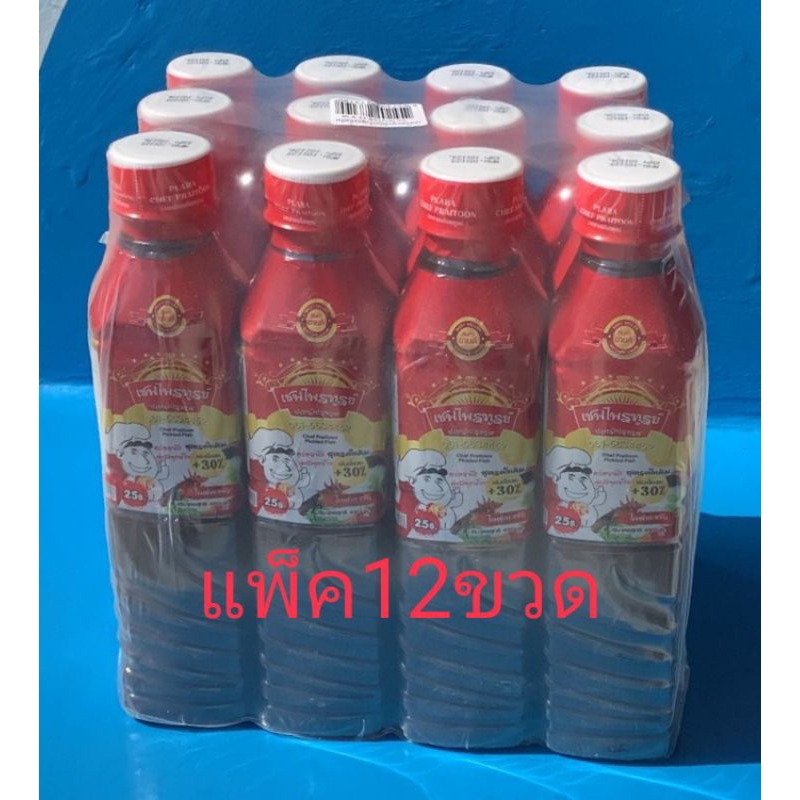 น้ำปลาร้าเชฟไพฑูรย์ 400 มล.แพ็ค 12 ขวด