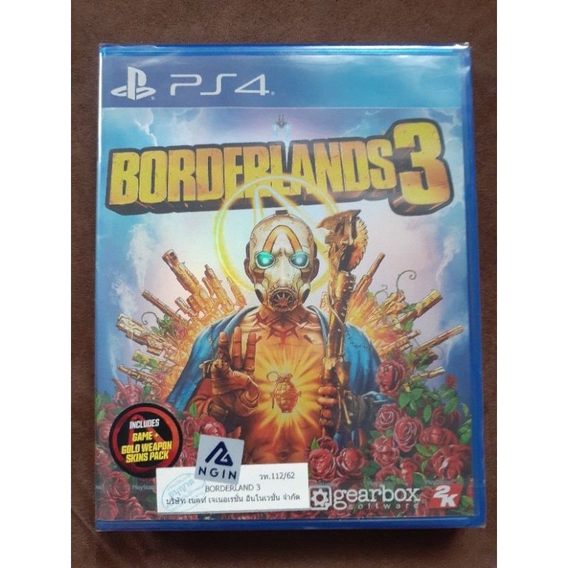 BORDERLANDS 3 PS4 แผ่นเกม
