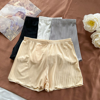 C-02 กางเกงซับในสีพื้น ผ้าร่อง เนื้อผ้าบาง ไซส์ขนาดเล็ก ใส่น…