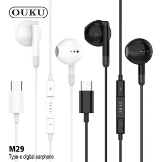 NEW!! OUKU M29 earphone หูฟังดิจิตอลแบบมีสายพร้อมไมโครโฟน หูฟัง​สำหรับ​แจ็ค​TypeC​ ใหม่ล่าสุด​ แท้100%