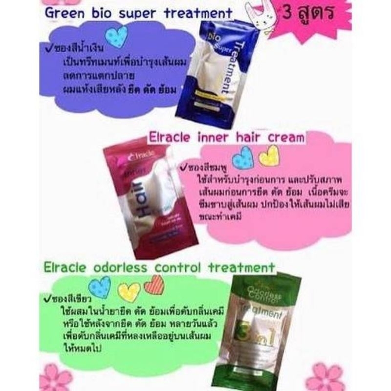 ไบโอทรีทเม้นท์ บำรุงผม BIO(1ซอง)Green bio super treatment