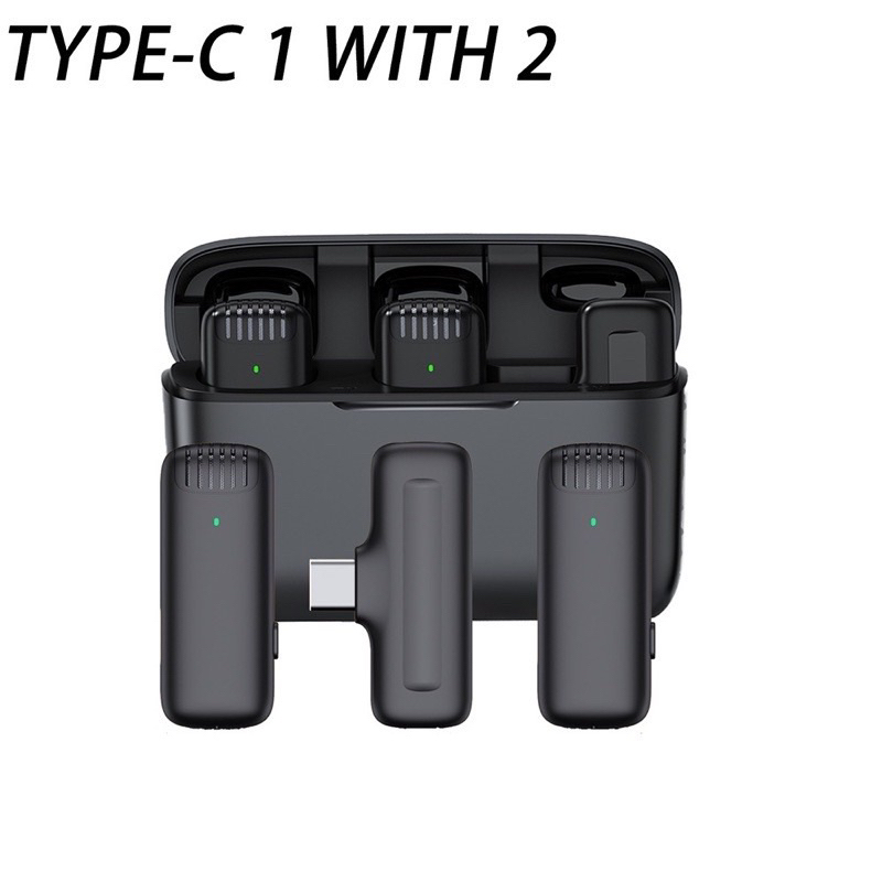 ไม่มีความคิดเห็นที่ไม่ดี ไมโครโฟนหนีบปกเสื้อไร้สาย Wireless Microphoneไมค์สำหรับไลฟ์สด บันทึกวีดีโอ รองรับต่อโทรศัพท์