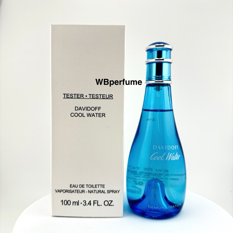 น้ำหอมแท้100% DAVIDOFF น้ำหอมสำหรับผู้หญิง Cool Water Woman Eau de Toilette ขนาด 100 มล. TESTER