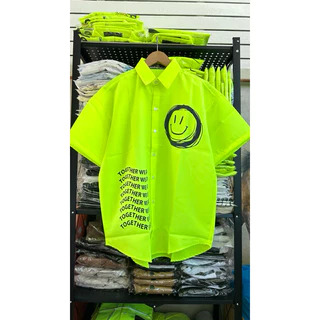 เสื้อเชิ้ตนีออนสะท้อนแสง