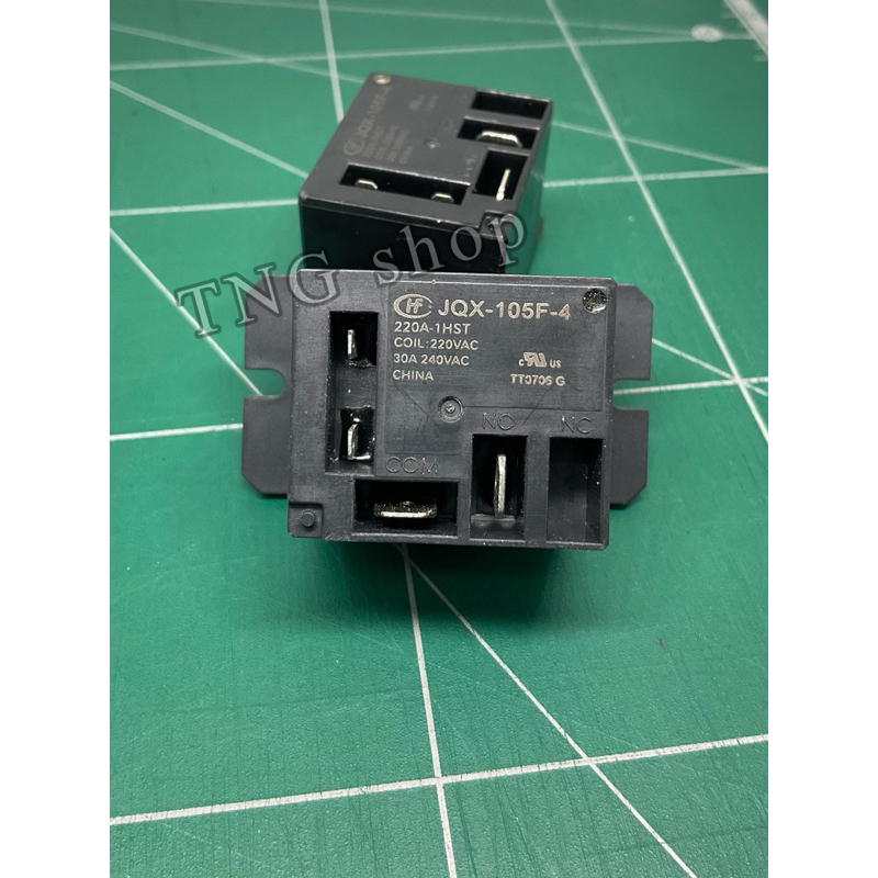 Relay JQX-105F-4 รีเลย์ 12V 24V 220V 30A 4ขา