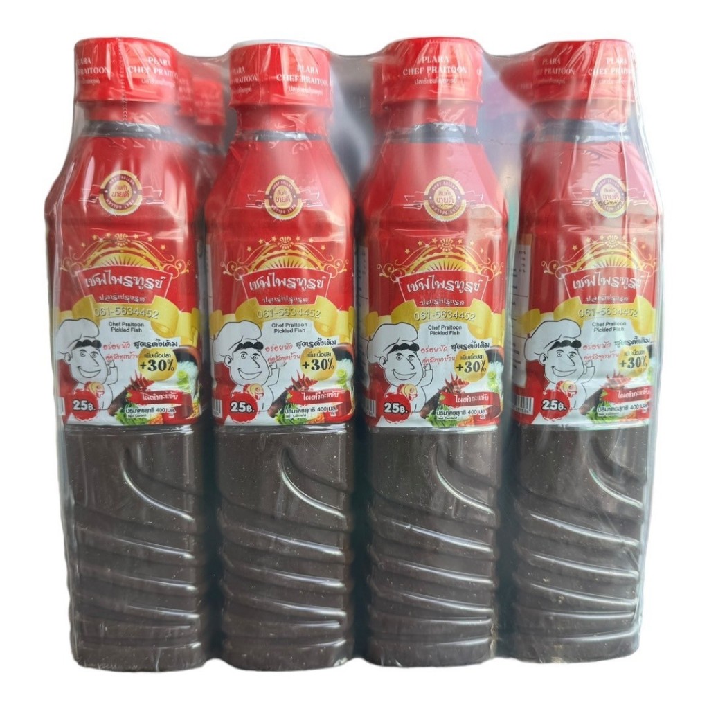 น้ำปลาร้า ตราเชฟไพรฑูรย์ แพ็ค 6-12 ขวด