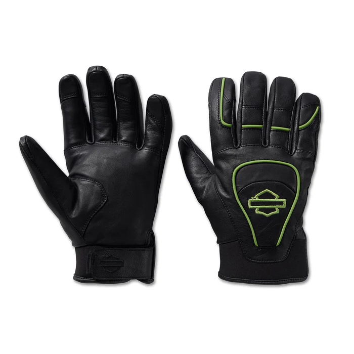 ถุงมือ Harley-Davidson ลิขสิทธิ์แท้ Men's Ovation Waterproof Leather Gloves 98174-24VM