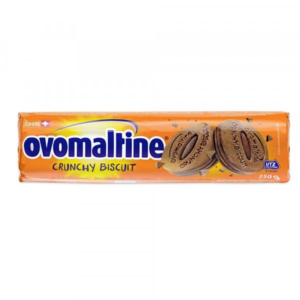 Ovomaltine crunchy biscuit  250g BBF.31/07/24