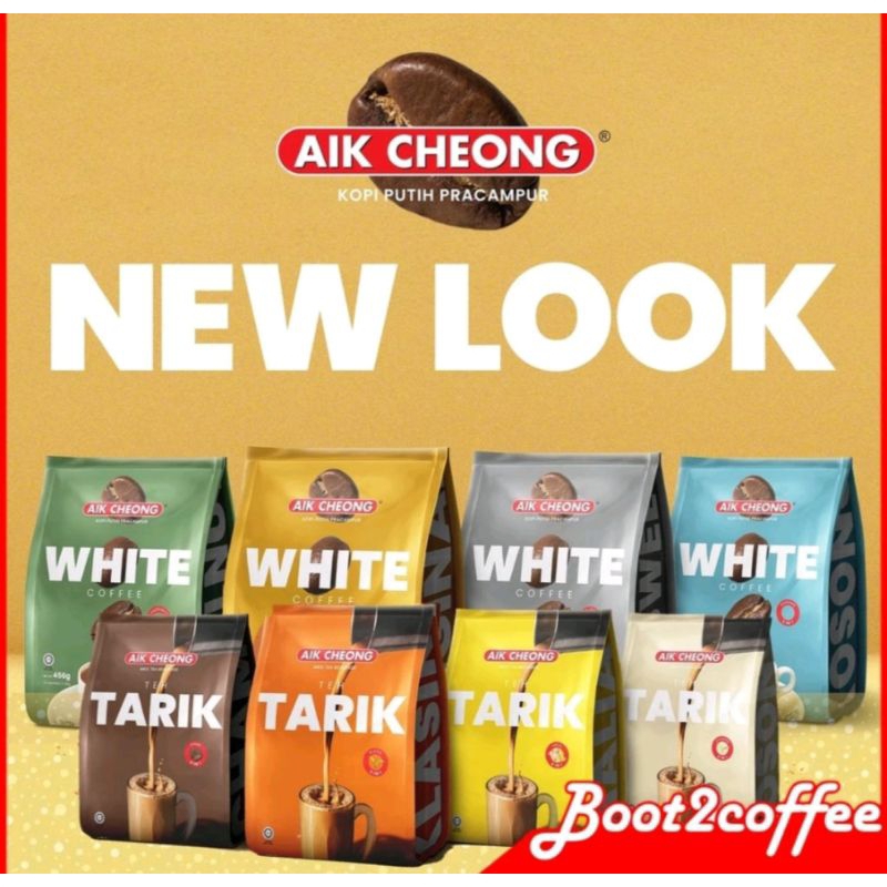 Aik Cheong ชา กาแฟ Teh Tarik ชาชักอินโด/กาแฟขาว/ช็อคโกแลต 3in1 พร้อมชงดื่ม มีให้เลือกหลายรสชาติ