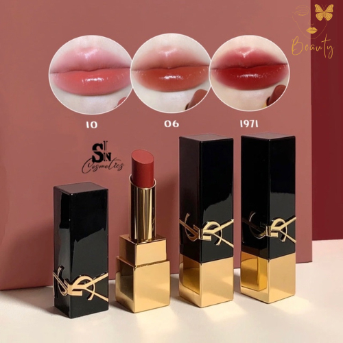 ลิปสติก YSL Rouge Couture The Bold 3g 1971 10 6 Fullbox  Authentic ลิปสติกเนื้อแมตต์ นุ่ม บาง และบาง