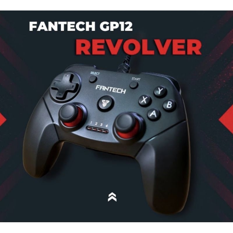 จอยเกม USB Fantech GP12 Revolver สีดำ