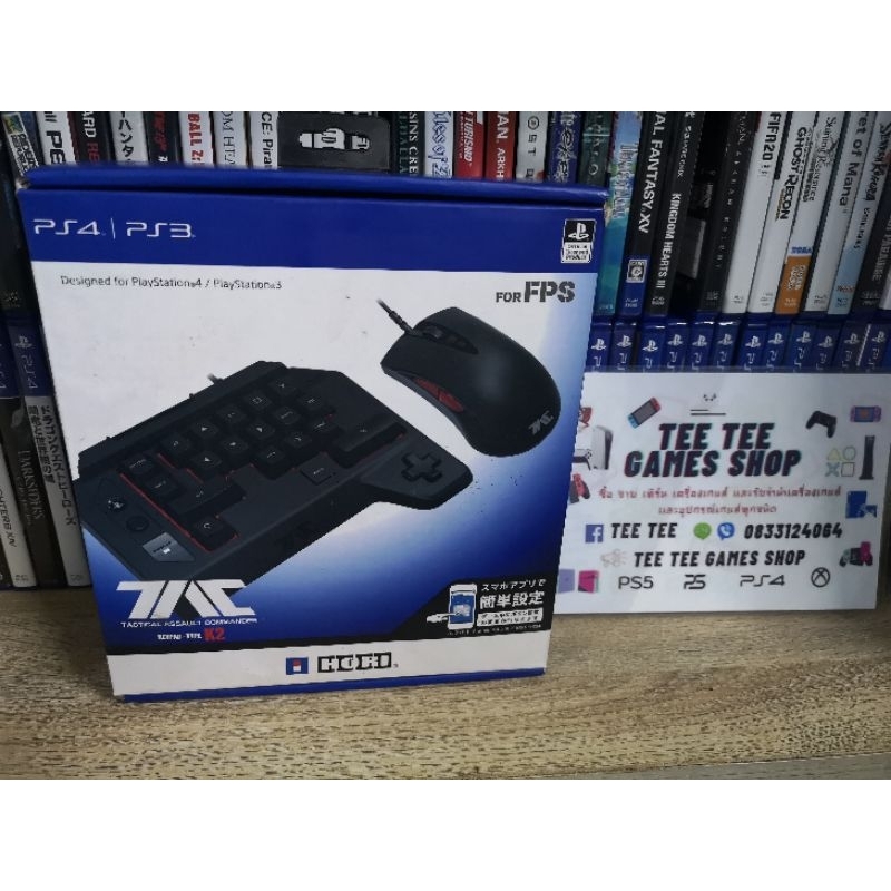 คีย์บอร์ด Hori แท้ Ps3 Ps4 TAC K2 มือสองใช้งาน​ปกติ​