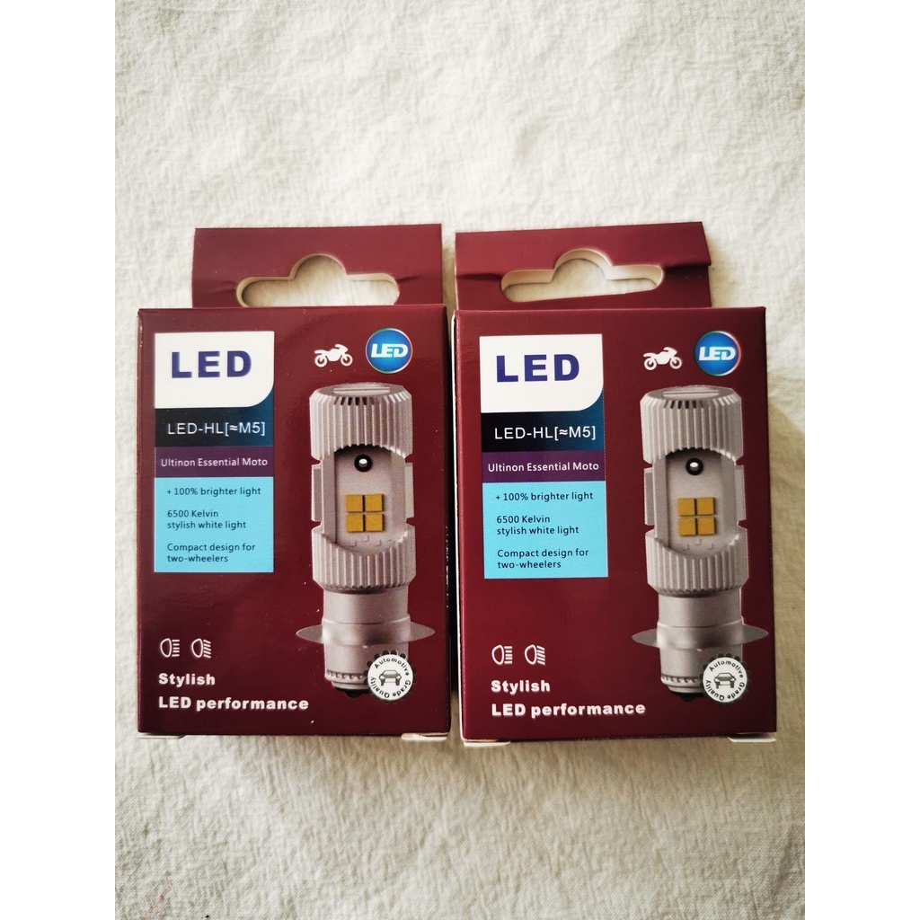 ไฟหน้า LED หลอดไฟ แป้นเล็กT19 12V DC 6W  แสงขาว สว่างเพิ่ม 100%LED มอเตอร์ไซค์ [M5]MIO (1หลอด) กล รูปที่ 5