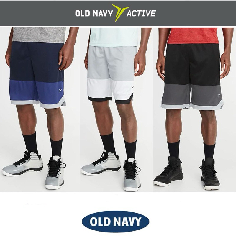 กางเกงขาสั้นOld Navy Go-Dry Color-Block Mesh Shorts