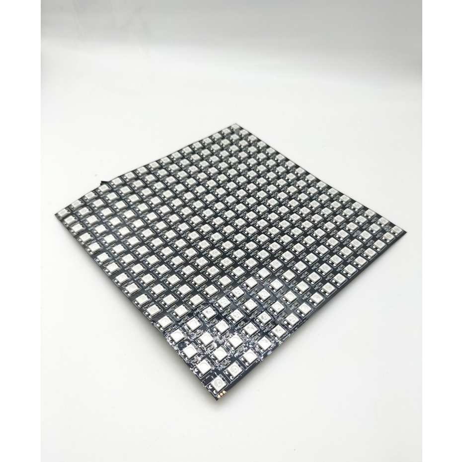 WS2812B Flexible Individually Addressable LED Metrix Panel ขนาด 16X16ไฟ  ดิจิทัล WS2812B RGB 5050SMD