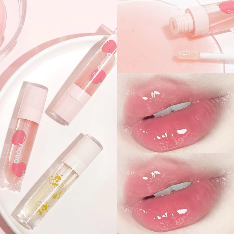5957 (ใหม่/แท้) NOVO ลิปกลอสมันวาว เปลี่ยนสี เพิ่มความชุ่มชื้น ปากฉ่ำวาว Lip Gloss