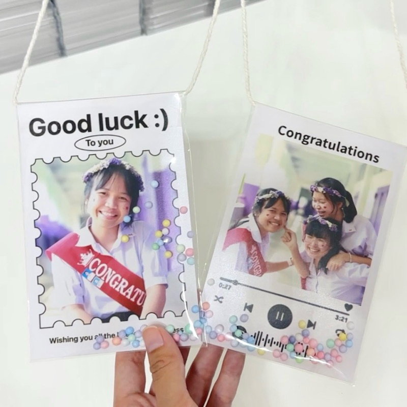 สายคล้องคอปัจฉิมขนาด 4x6 นิ้ว ส่งรูปในแชท พร้อมส่ง