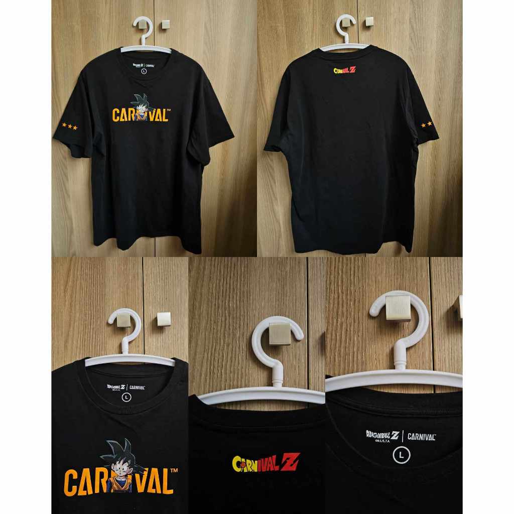 [ ของแท้ ] เสื้อยืด Carnival x Dragonball Z มือสอง สภาพดี Size L(44/29) มีอุปกรณ์ครบ พร้อมส่ง ✅️