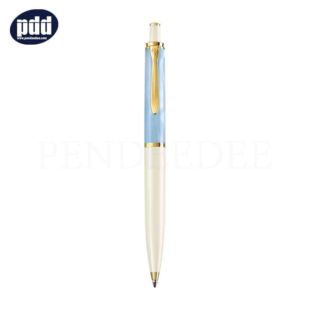 Pelikan ปากกาลูกลื่น พีลีแกน คลาสสิค เค 200 พาสเทล บลู - Classic K200 Pastel - Blue Special Edition, Ballpoint Pen Nib M