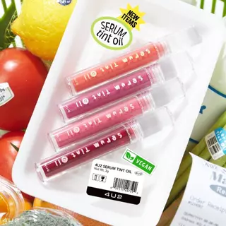 4U2-Serum Tint Oil ลิปทินท์ปากฉ่ำเงา [กด2ชิ้น]