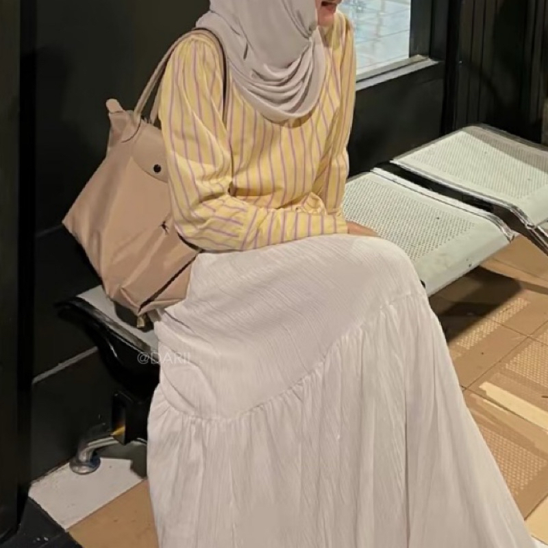 Sugar Skirt | กระโปรงยาว เอว 24” ยืดสุด 42” - รูปที่ 5