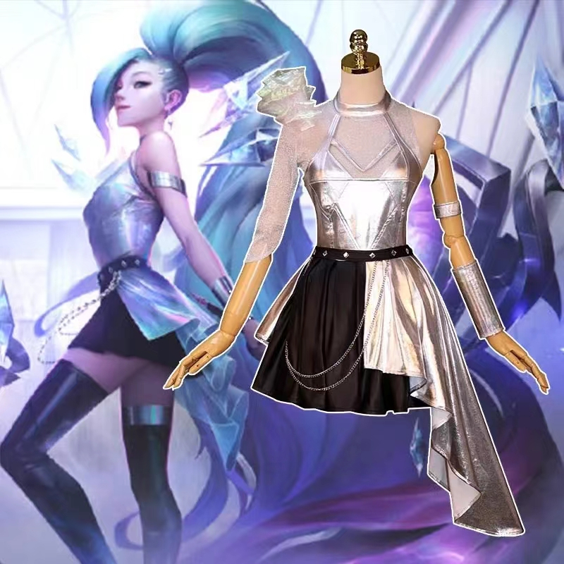 Meow วิญญาณ LOL ลีกของฮีโร่ KDA Salphanie คอสเพลย์เครื่องแต่งกาย