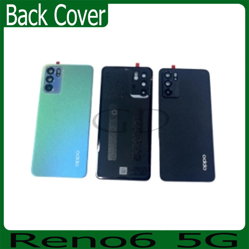 ฝาหลัง Reno6 5G ฝาครอบหลัง Reno6(5G) งานแท้ พร้อมเลนส์กล้อง