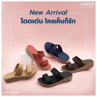 cania รองเท้าแตะ สวม ผู้หญิง ส้นเตารีด CW42171 Size 36-39