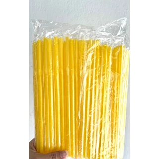 หลอดงอห่อฟิล์ม สีเหลือง/สีส้ม/สีชมพู /กรม/เขียวขนาด6มิลยาว21cm ห่อฟิล์มเเยกทุกเส้น ห่อล่ะ100งบ