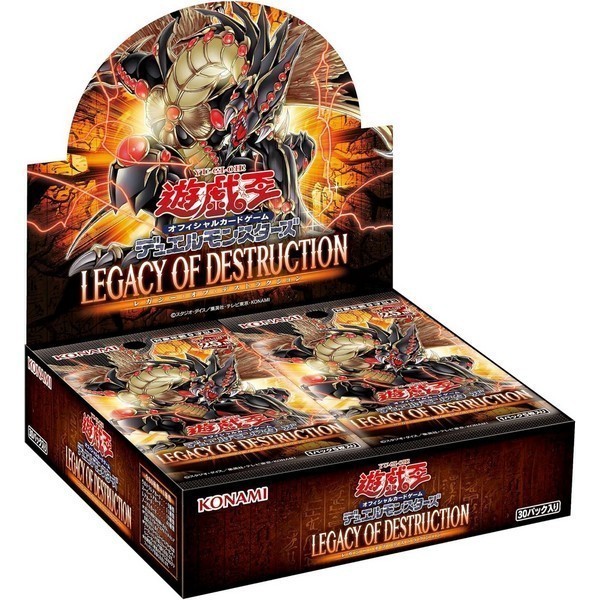 Konami Yu-Gi-Oh! Duel Monsters Legacy of Destruction (LEDE) แบบกล่อง (30 ซอง) 4988602176957 (การ์ดยู