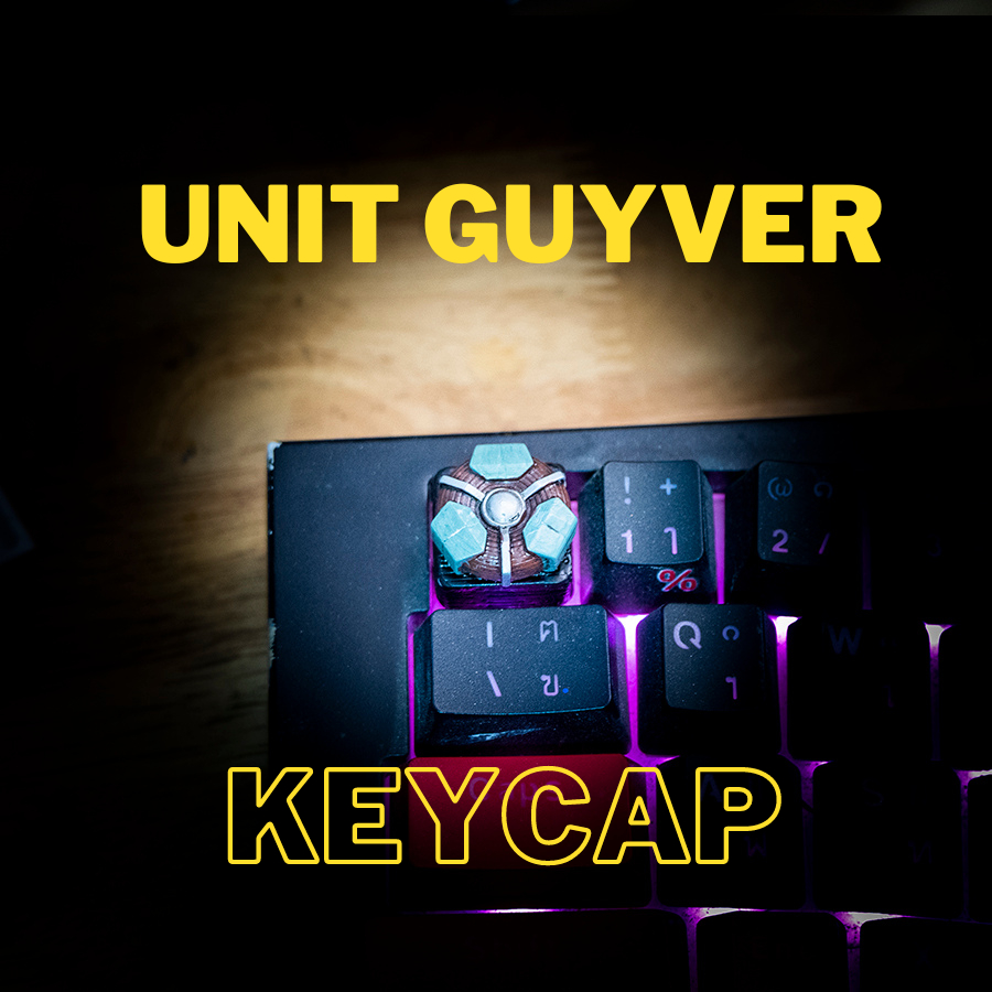 ส่งฟรี  Artisan keycap unit guyver