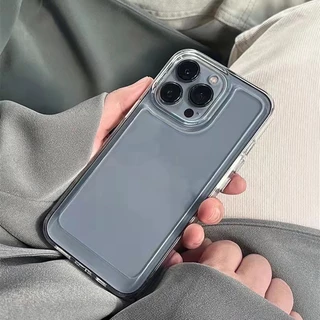 เคสโทรศัพท์ For iPhone 13 11 17 pro max Case iPhone 11 15 16 pro max 14 12 pro max 7 8 Plus 13 Pro เปลือกใส เปลือกขุ่น T