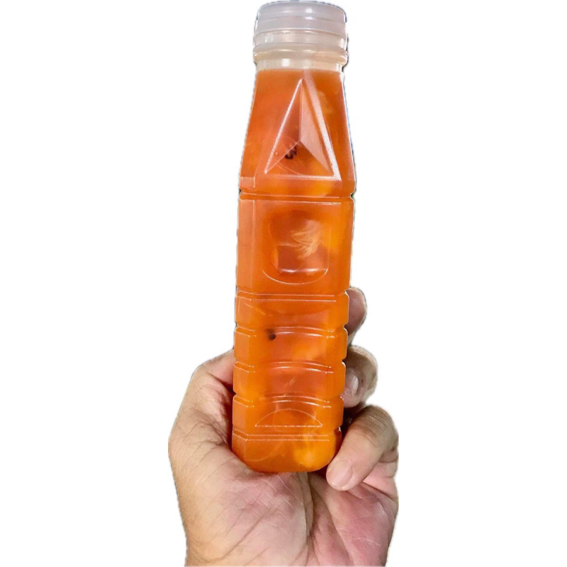 กุ้งส้มดองต้นตำรับทำจากกุ้งทะเลสด ของอร่อยปากพนัง 250 กรัมราคา 35 ฿