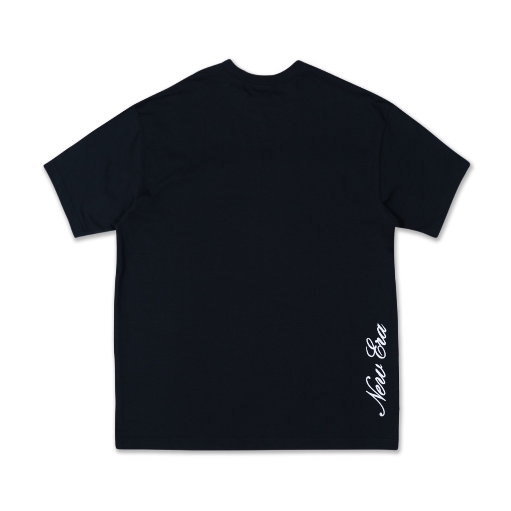 NEW ERA BASIC BLACK OVERSIZED SHORT SLEEVE T-SHIRT