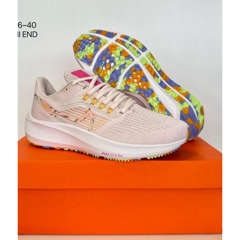 Nike Air Zoom Pegasus 39 (size36-40) มีหลายสี รองเท้าวิ่ง 1290 Pink MC