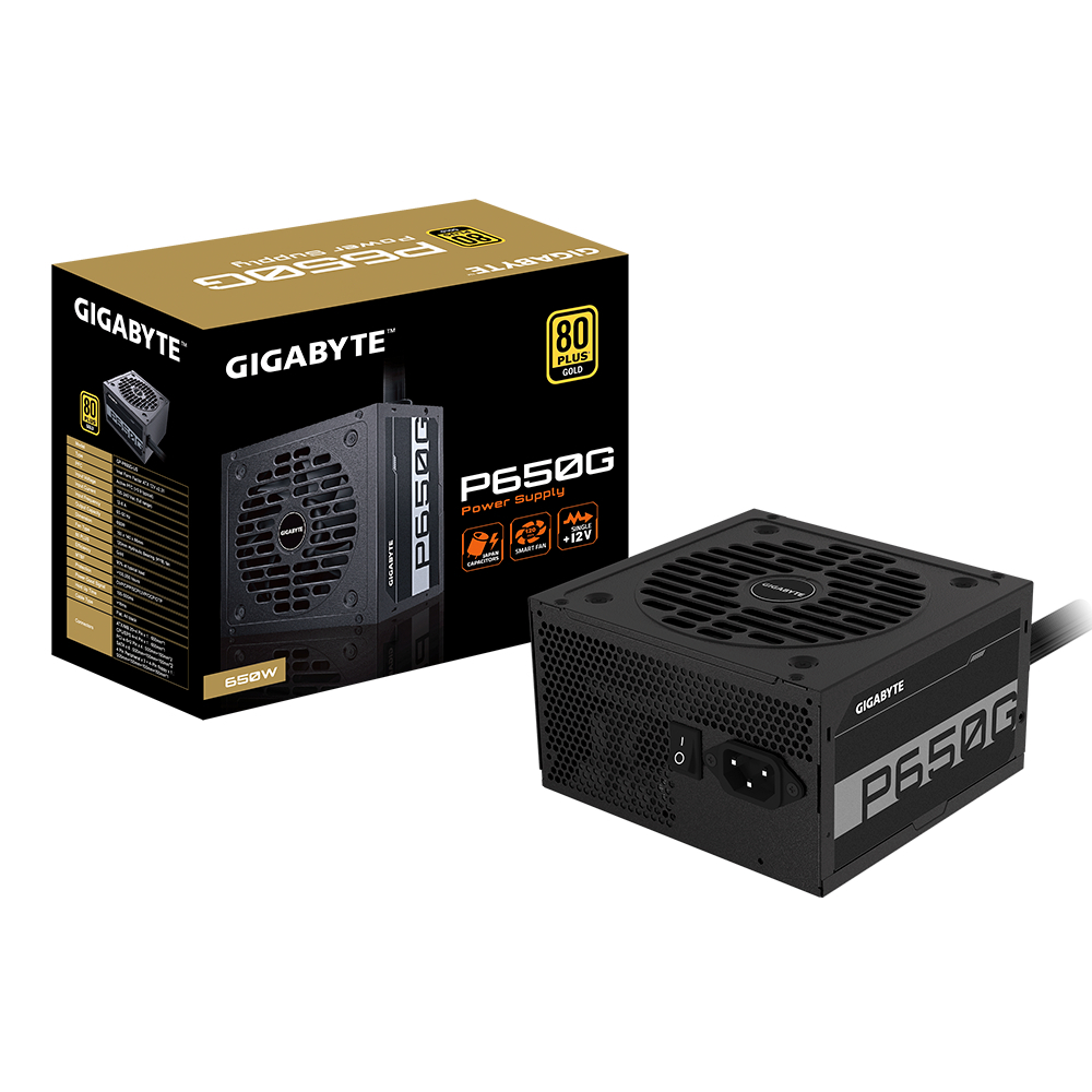 GP-P650G/PSU 650W Gigabyte P650G Power Supply 80 PLUS gold