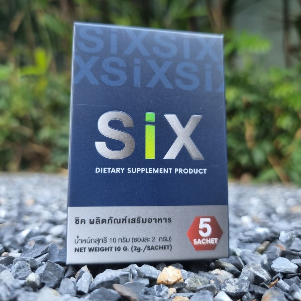ซิค อาหารเสริม SIX แบบผง ดูดซึมไว 1 กล่องมี 5 ซอง ผลิตภัณฑ์เสริมอาหาร เคล็ดลับท่านชาย - รูปที่ 2